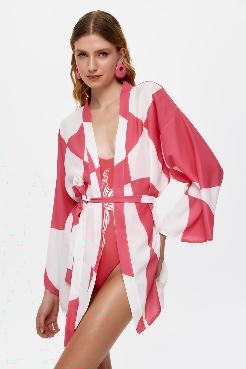 Sireng Pembe Mini Kimono