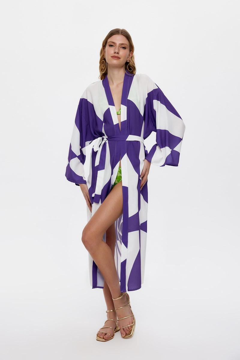 Sireng Mor Maxi Kimono