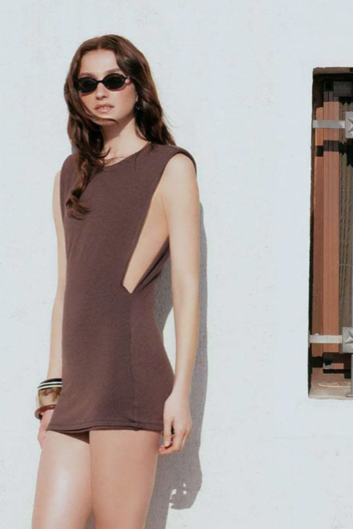 Lush Kahverengi Elbise