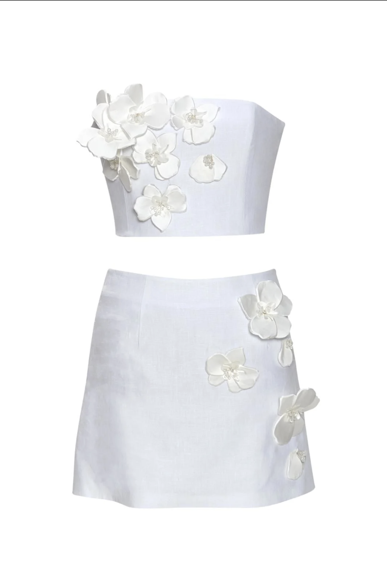 Oralia Fleur Set in White