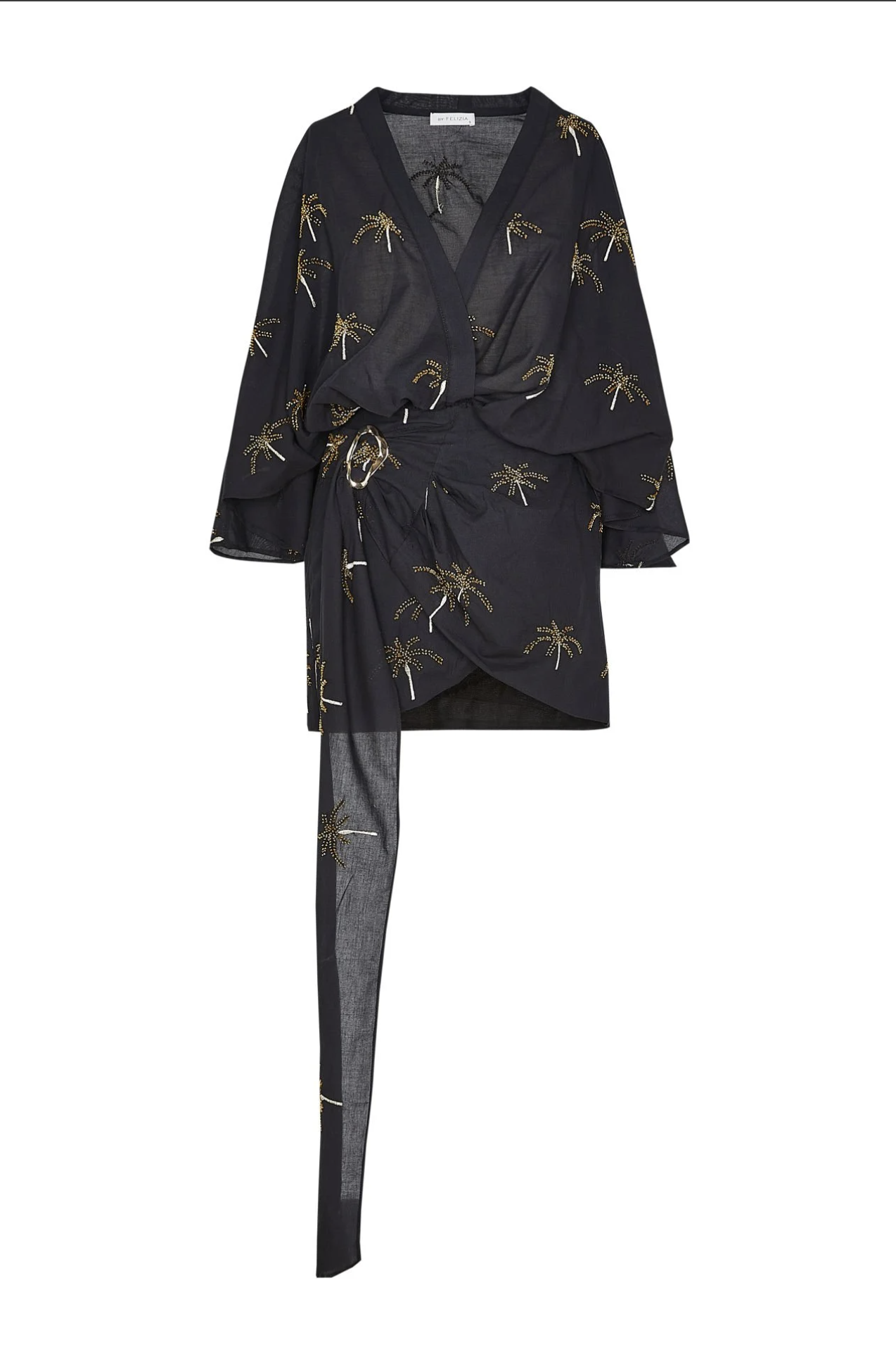 Mireya Embellished Co-Ord Set in Black