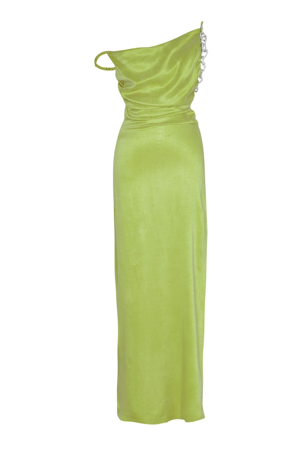 Zaia Off-Shoulder Maxi Green Dress