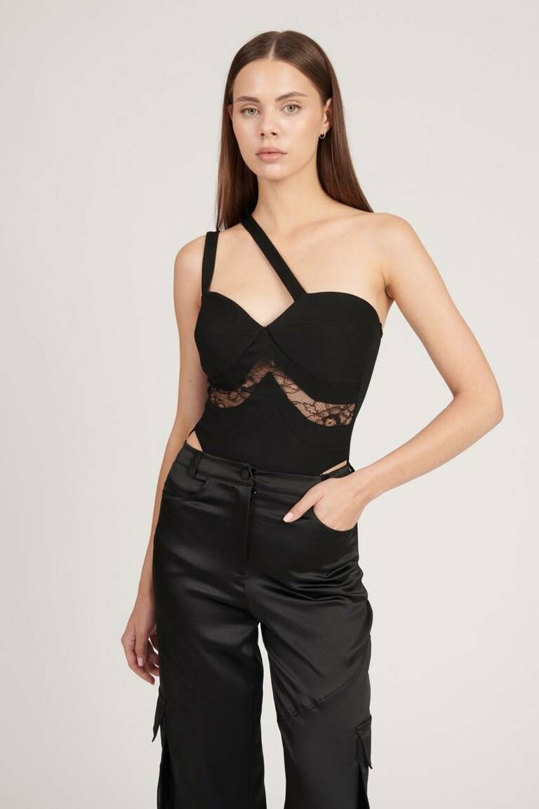 PARTY LACE DETAIL BODYSUIT
