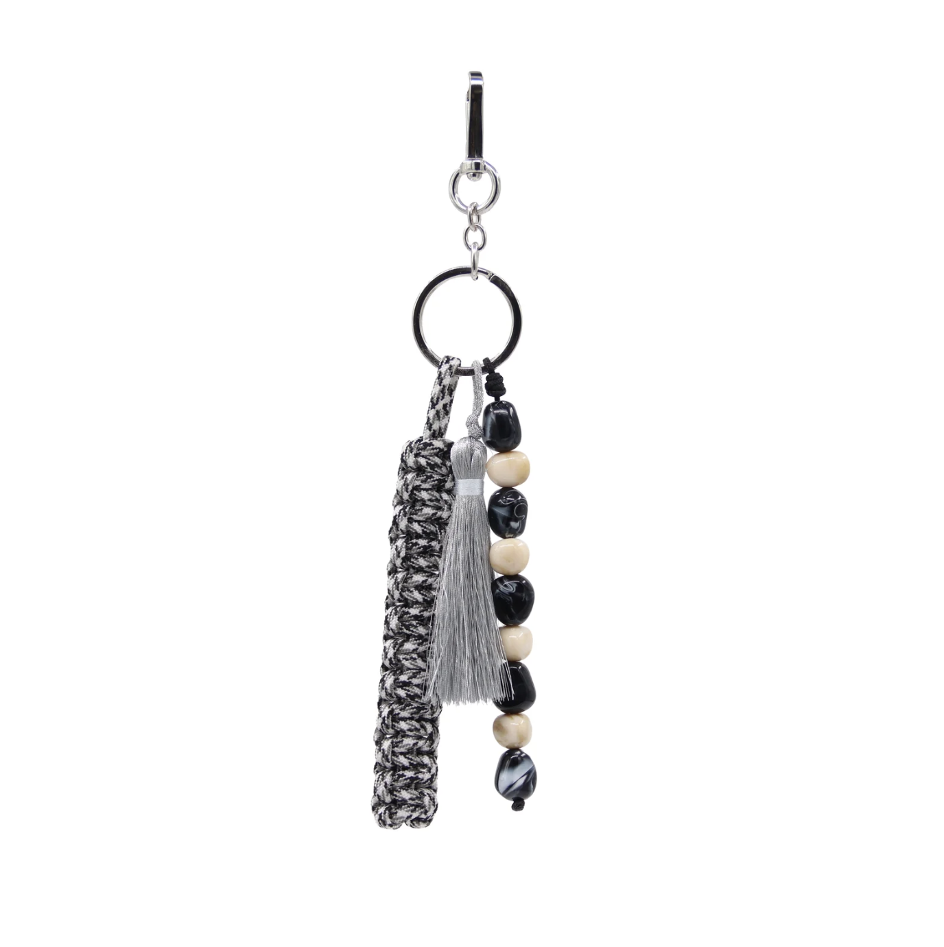 Bien Vivre Black & Beige Bag Charm
