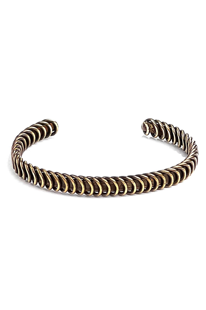 Circles - Pirinç Kelepçe Bileklik