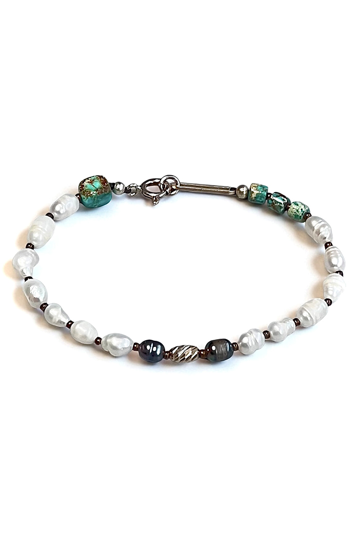 Royal White – Unisex İnci Bileklik