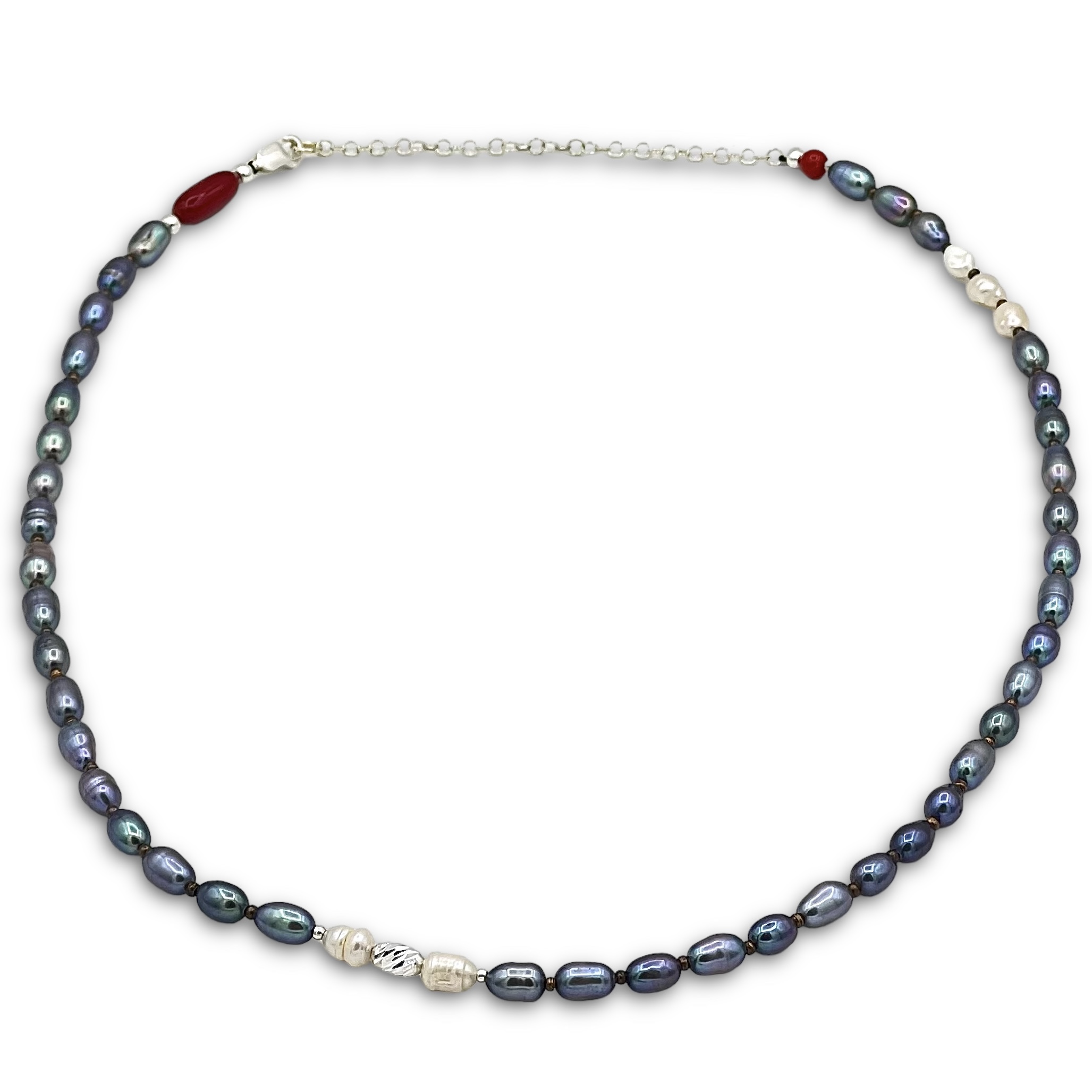 Royal Black - İnci Kolye