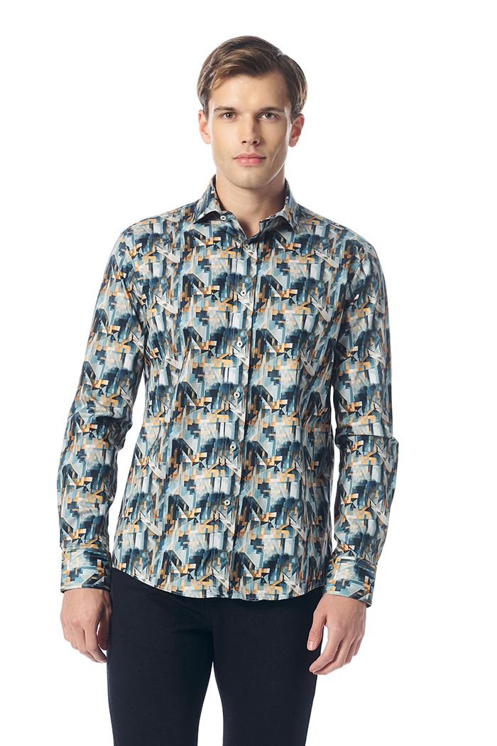 Giovane G. Designers Açık Gri Gömlek