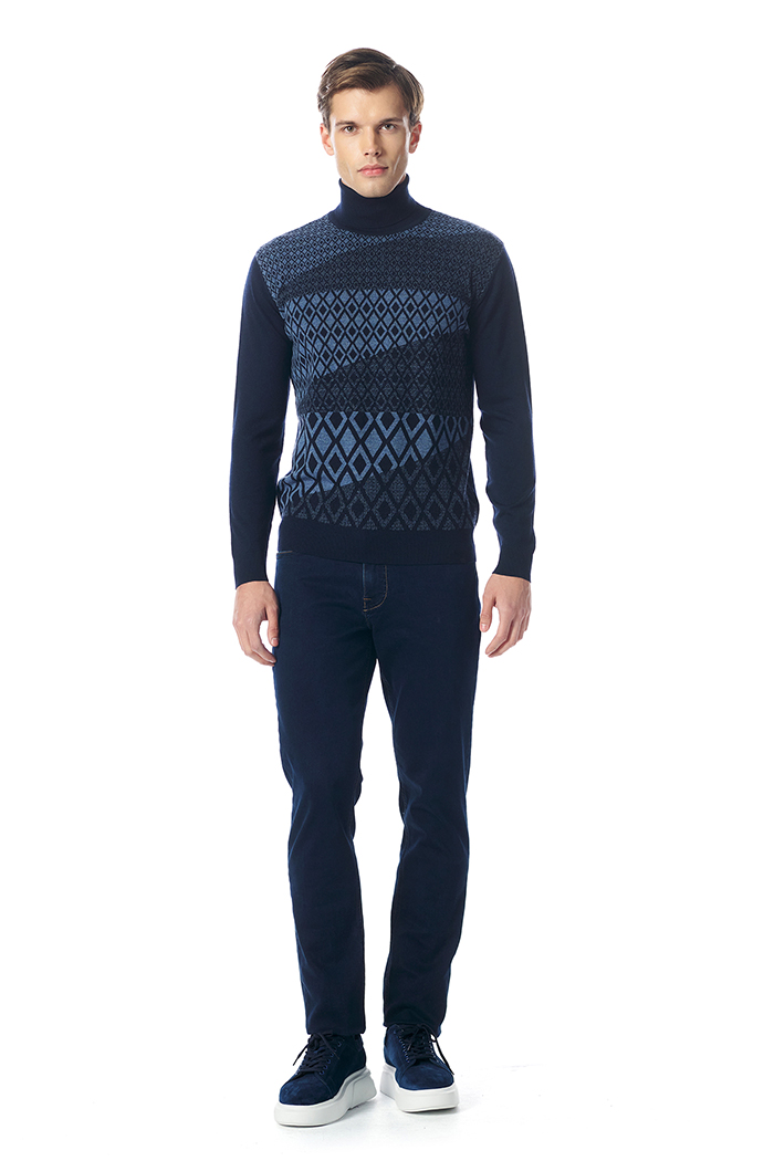 Giovane Gentile Lacivert Triko