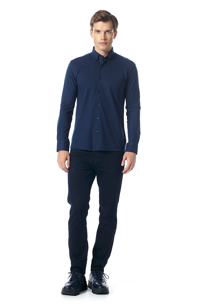 Giovane G. Designers Lacivert Gömlek