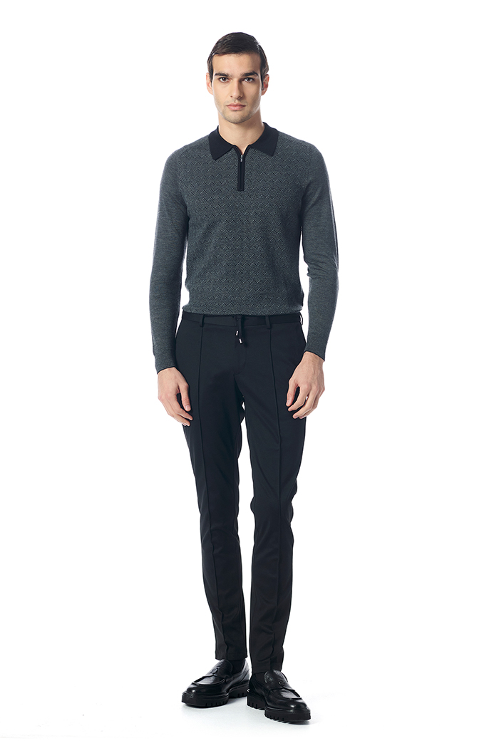 Giovane G. Designers Pantolon Siyah Casual