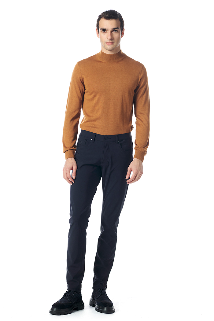 Giovane Gentile Pantolon Lacivert Casual