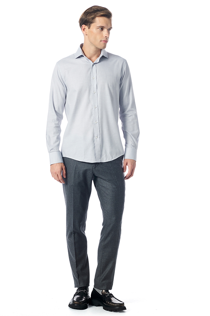 Giovane Gentile Açık Gri Gömlek