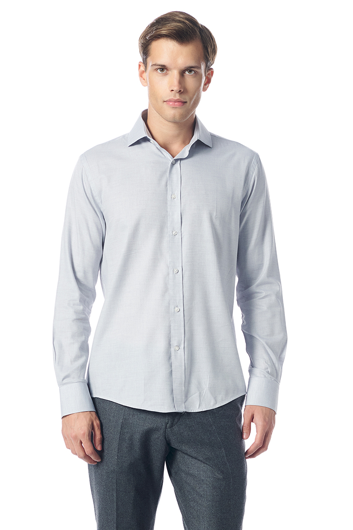 Giovane Gentile Açık Gri Gömlek