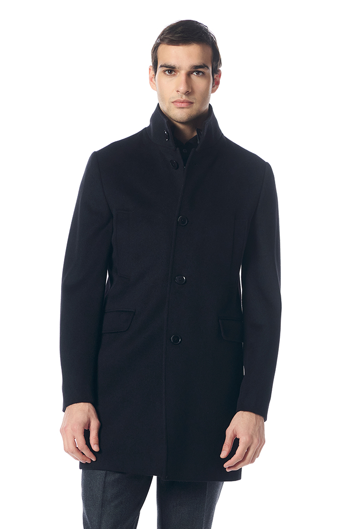 Giovane Gentile Siyah Palto