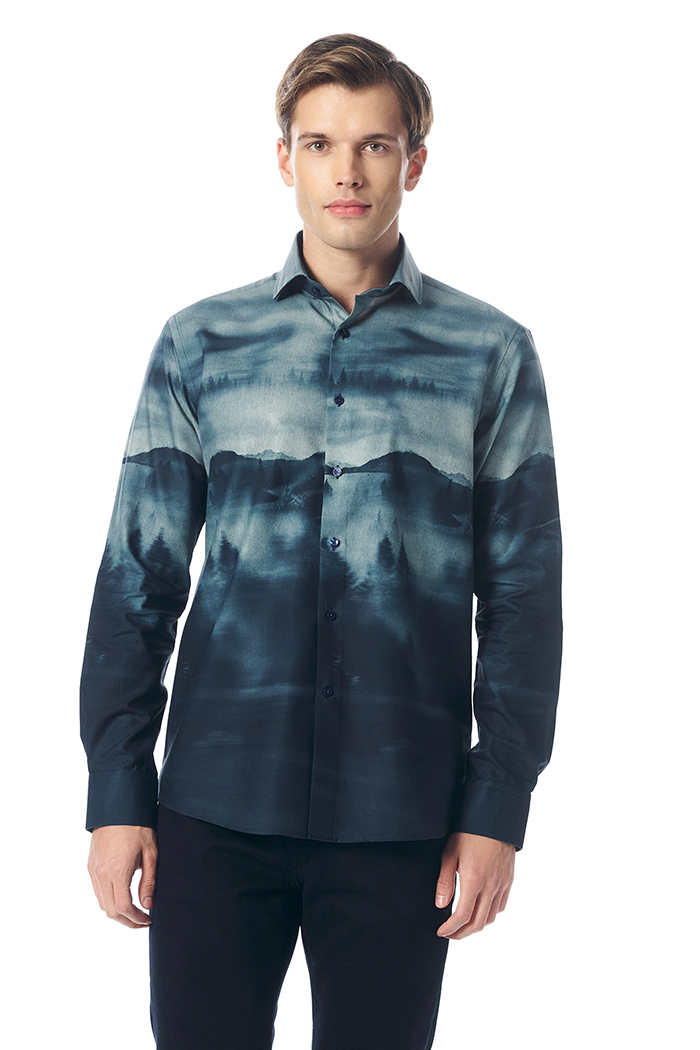 Giovane Gentile Lacivert Gömlek