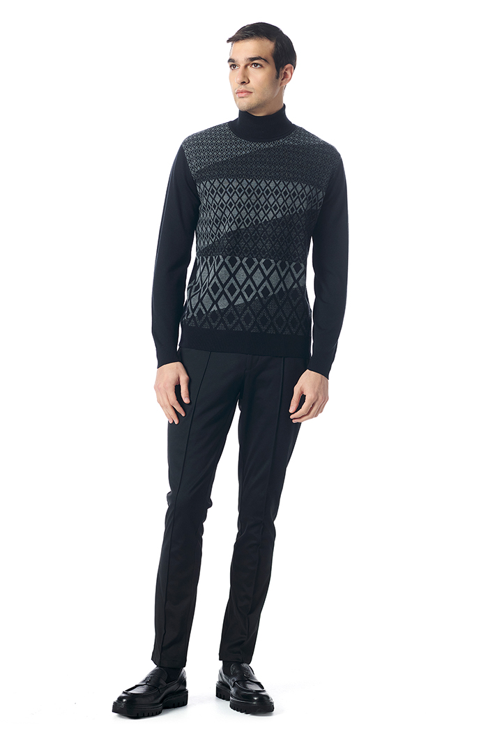 Giovane Gentile Siyah Triko