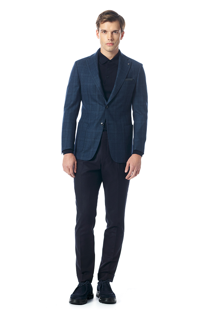 Giovane Gentile Mavi Ceket