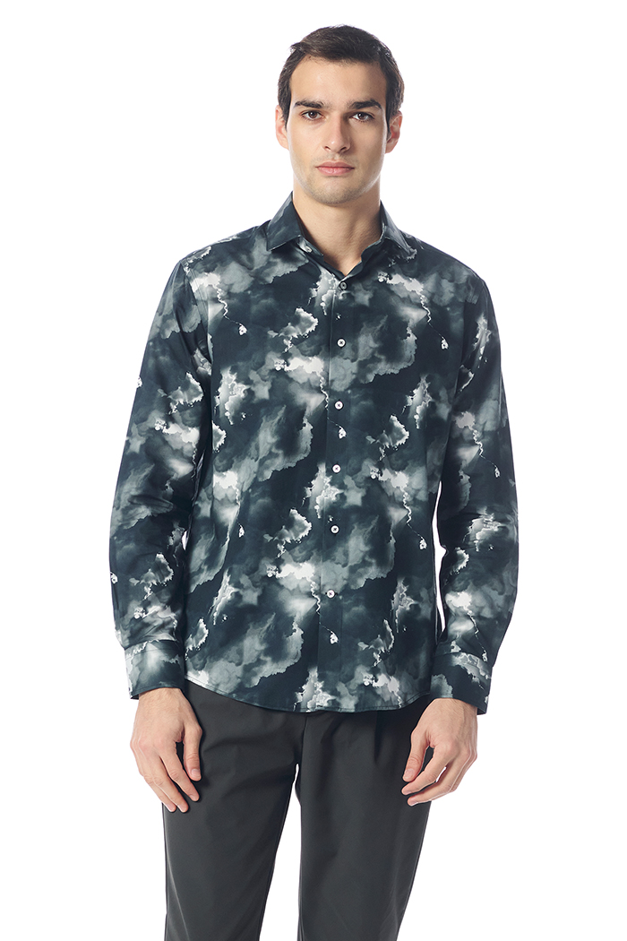 Giovane Gentile Gri Gömlek