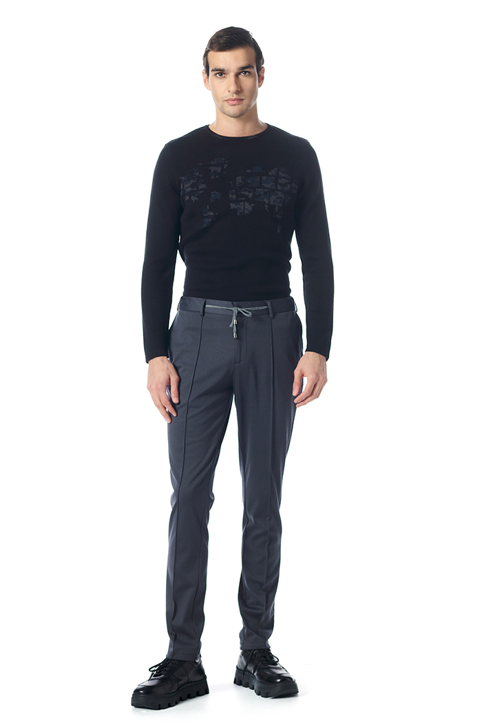 Giovane G. Designers Pantolon Gri Casual