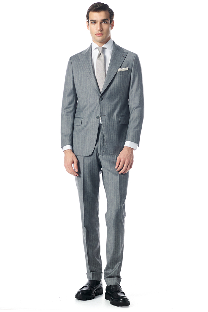 Giovane Gentile Gri Takım Elbise