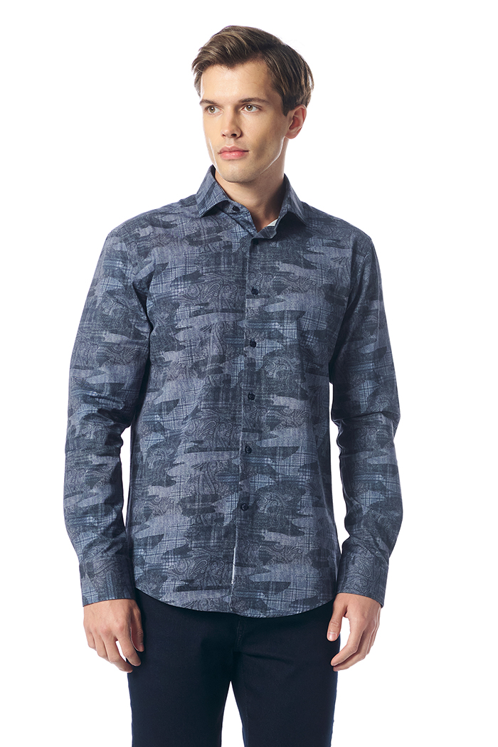 Giovane G. Designers Lacivert Gömlek