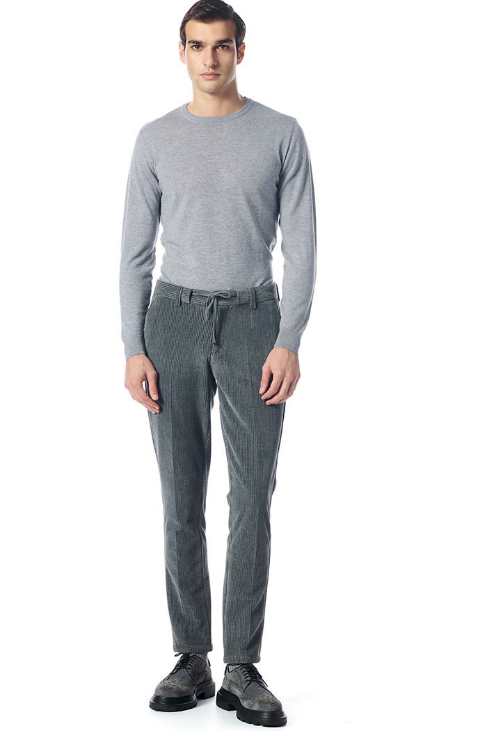 Giovane Gentile Gri Pantolon