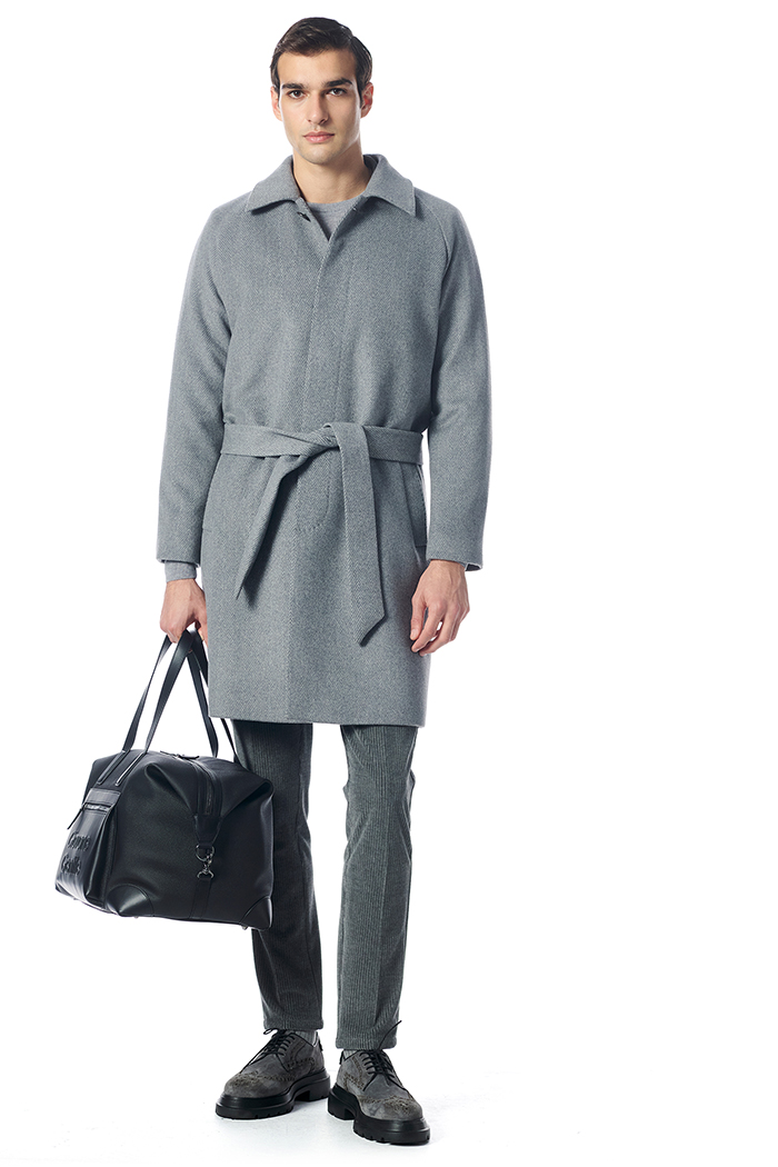 Giovane Gentile Açık Gri Palto