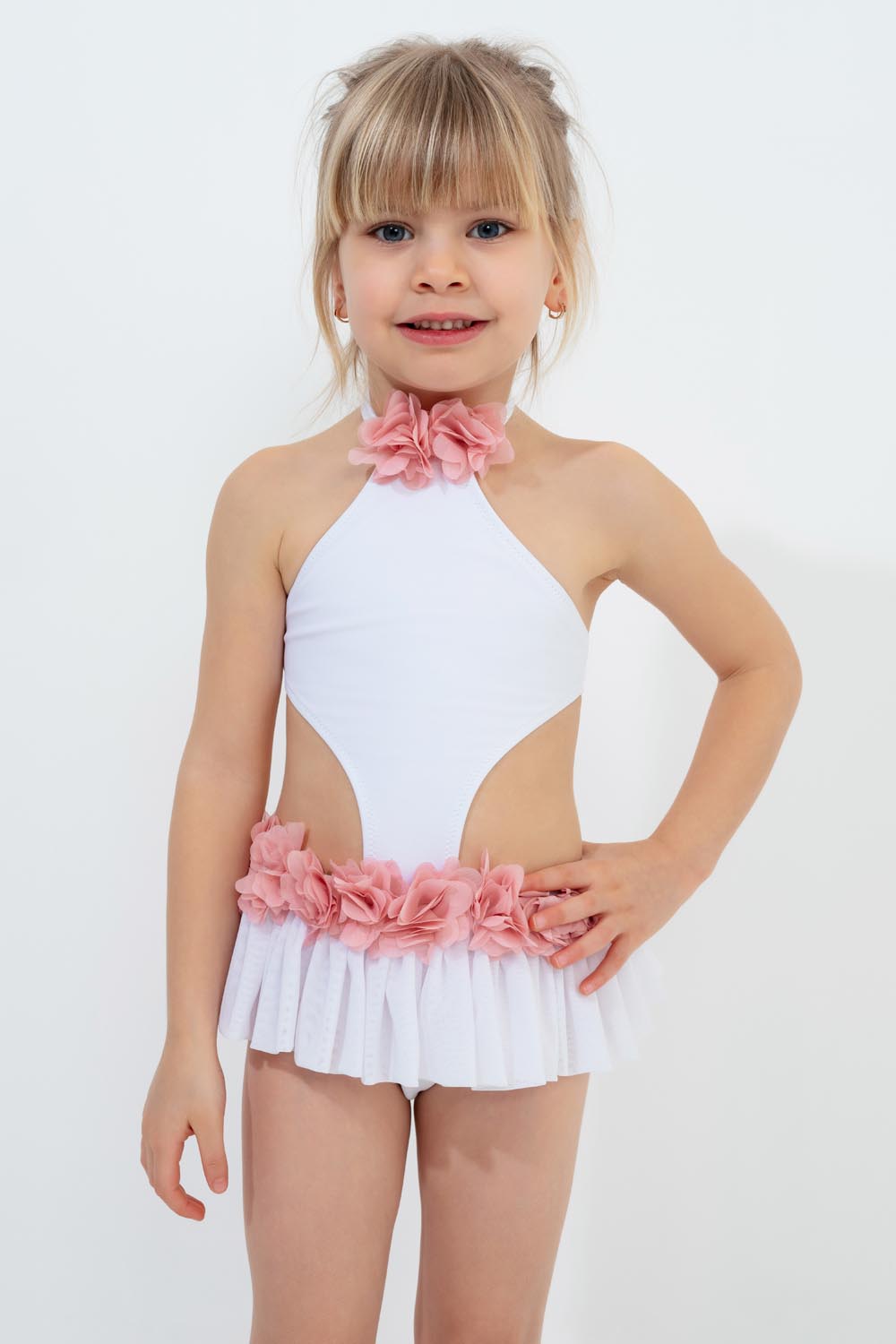 Bendis Beyaz Çocuk Mayosu