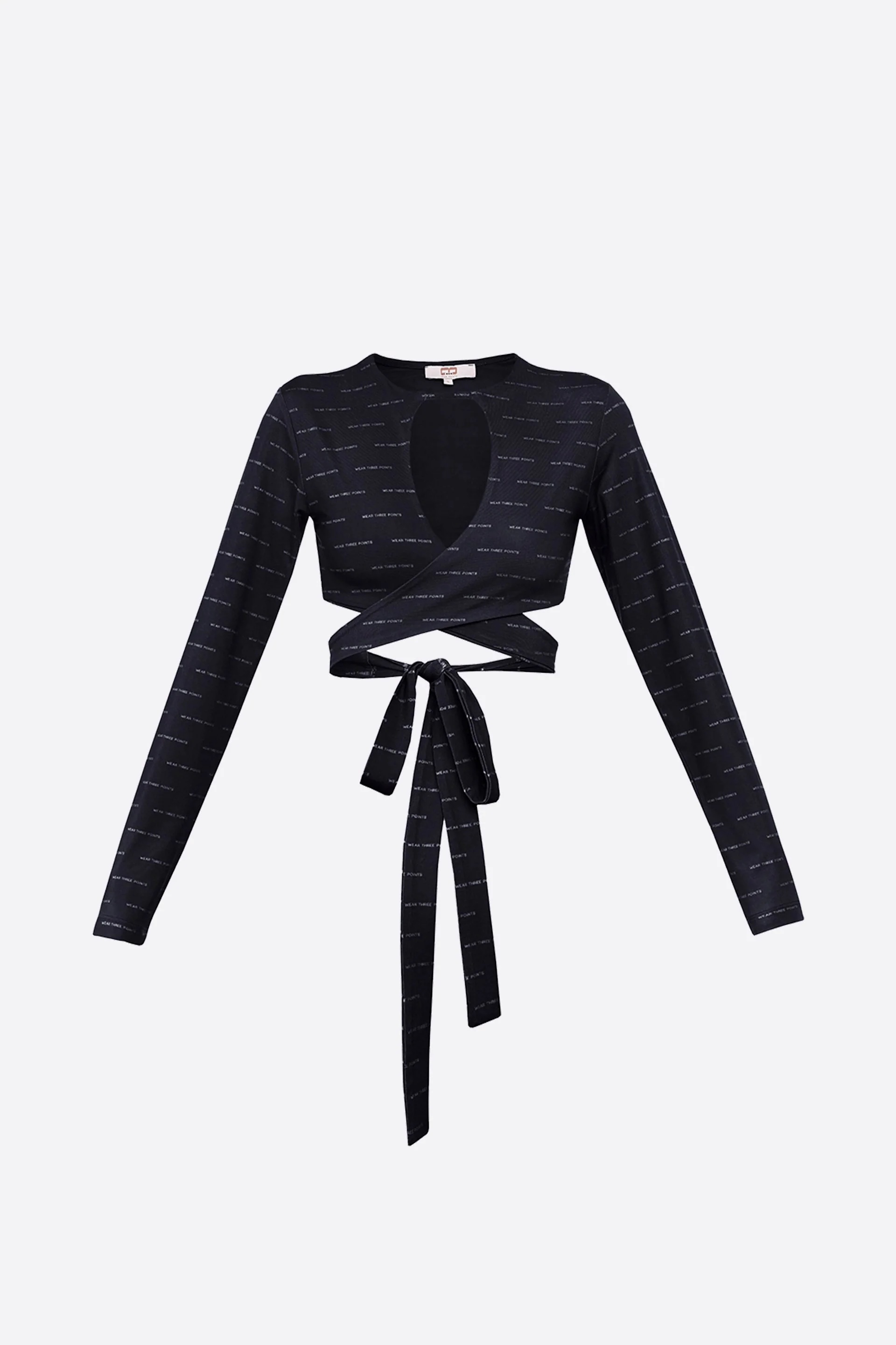 Siyah Frıda Bağlamalı Crop