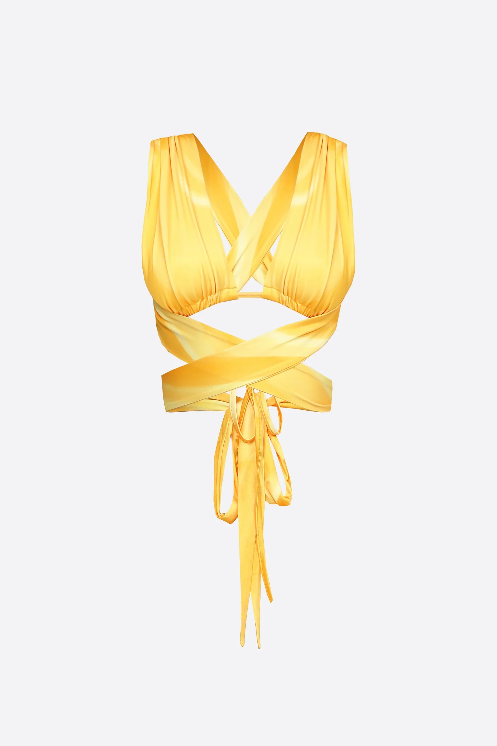 Turuncu Hera Bağlamalı Büstiyer