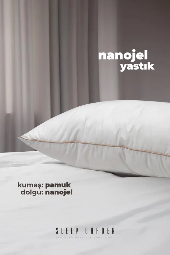 Prestige Serisi Nano Jel Yastık 1000 gr Saten Biyeli 50x70