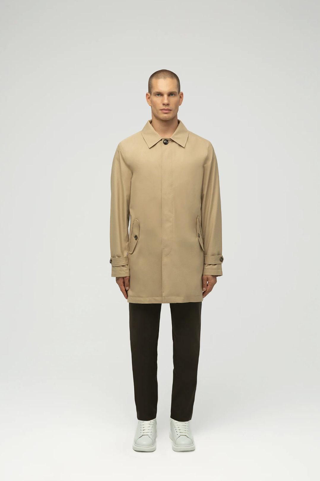 Marcus Bej Su Geçirmez Trençkot