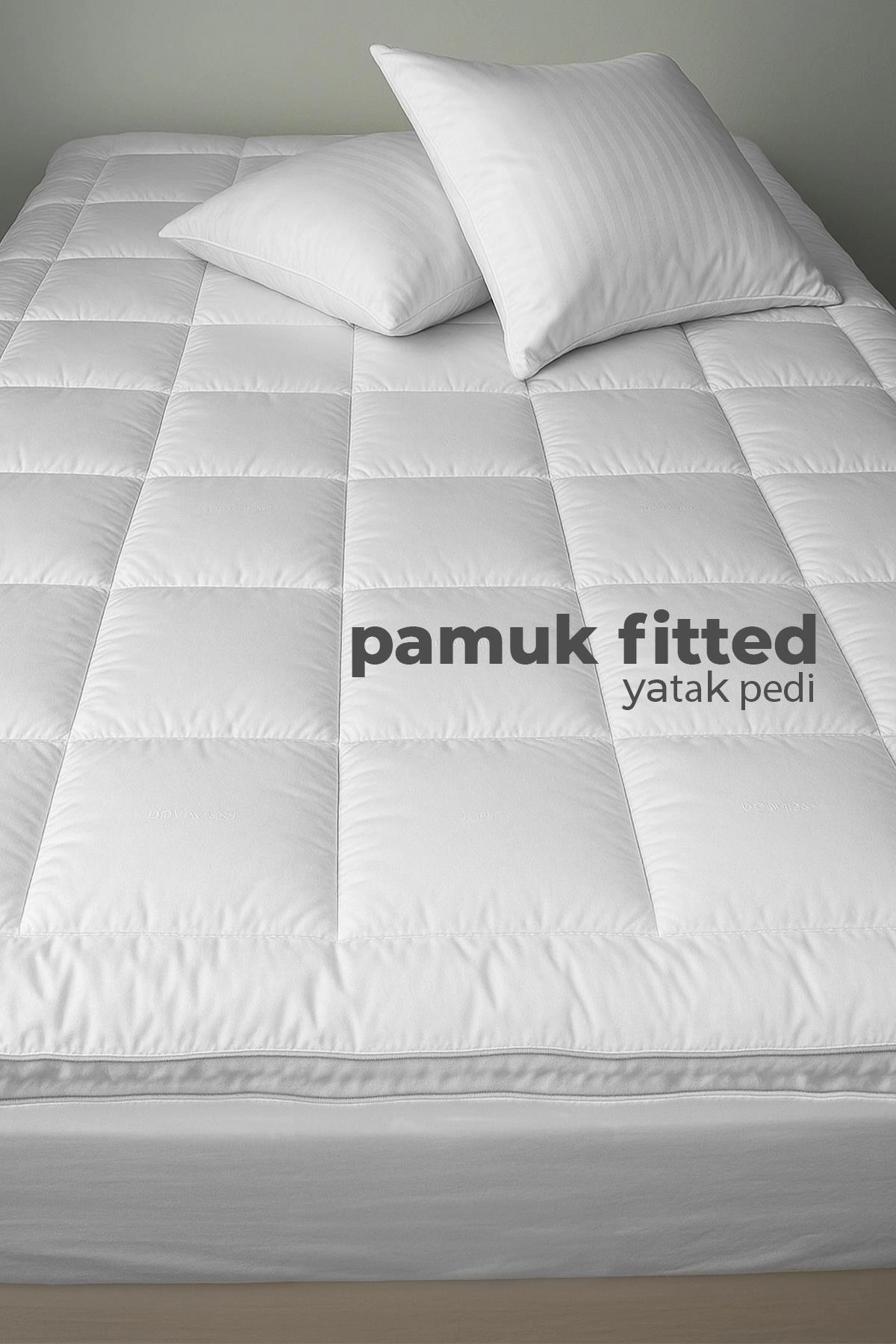 Pamuk Yatak Pedi Fitted Tek Kişilik (100x200)