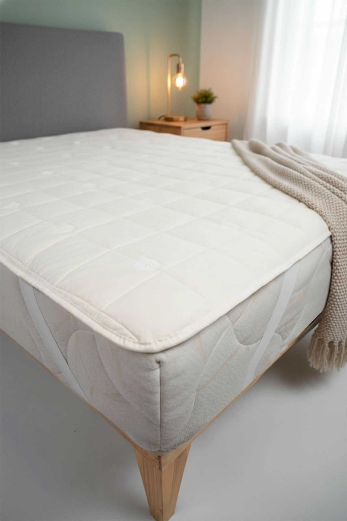 Yün Yatak Alezi Lastikli Çantalı