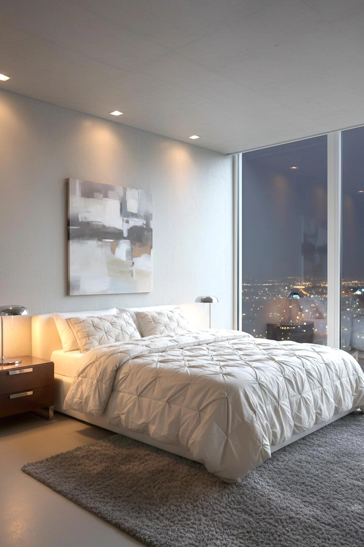 Sapphire Kaz Tüyü Yorgan Çift Kişilik Jüt Keten Çantalı (195x215)