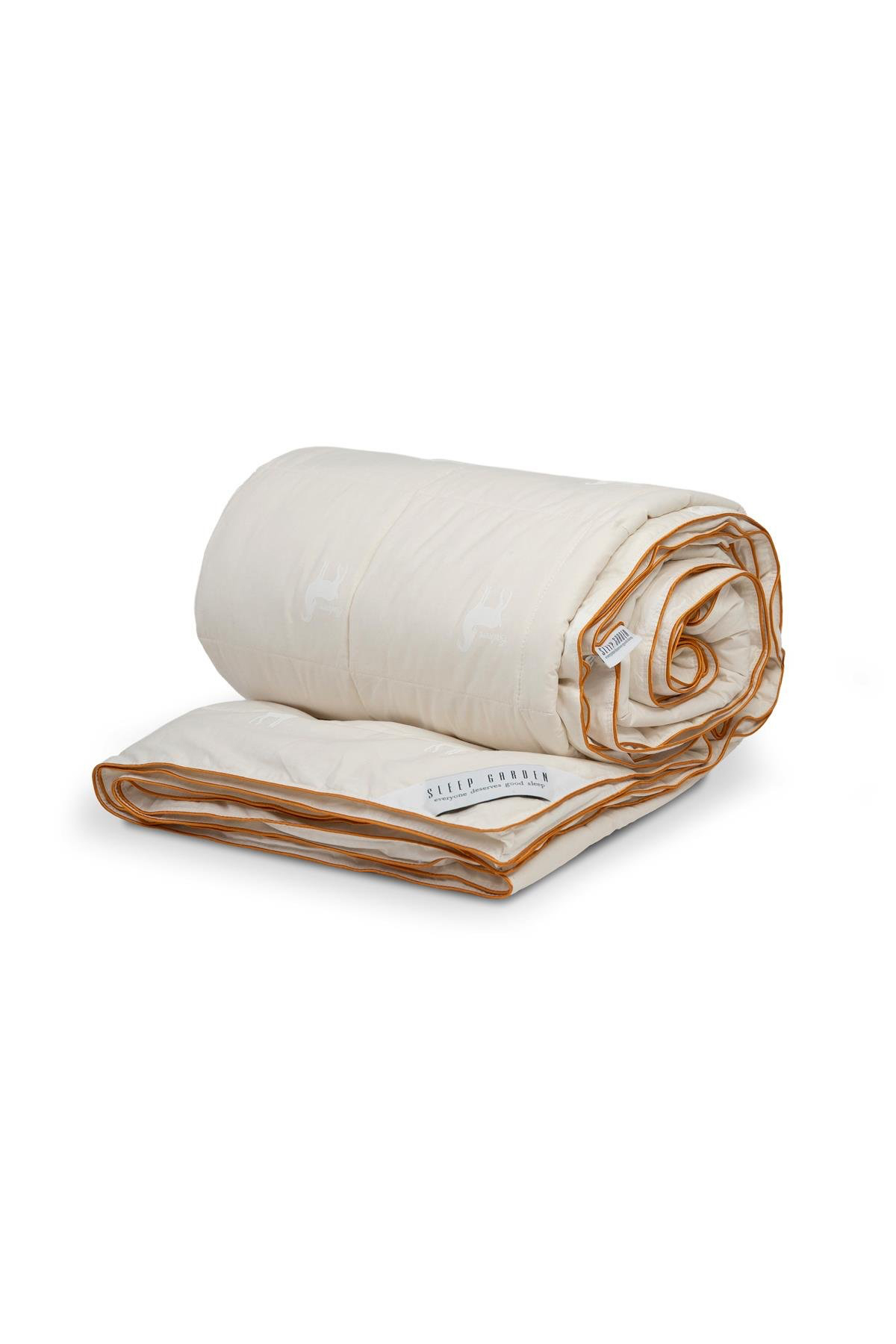 KAŞMİR YORGAN BİYELİ TEK KİŞİLİK 155x215 JÜT KETEN ÇANTALI