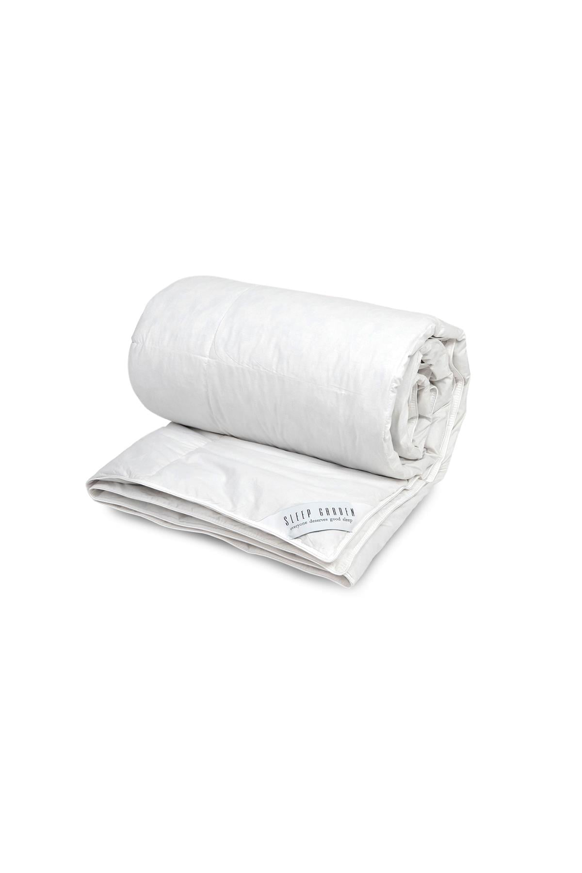 Kaz Tüyü Yorgan Tela Çantalı Tek Kişilik (155x215)