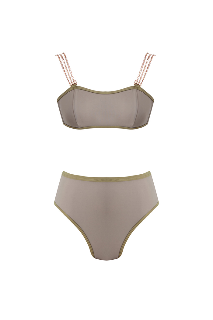 Jane Grey Yüksek Bel Bikini