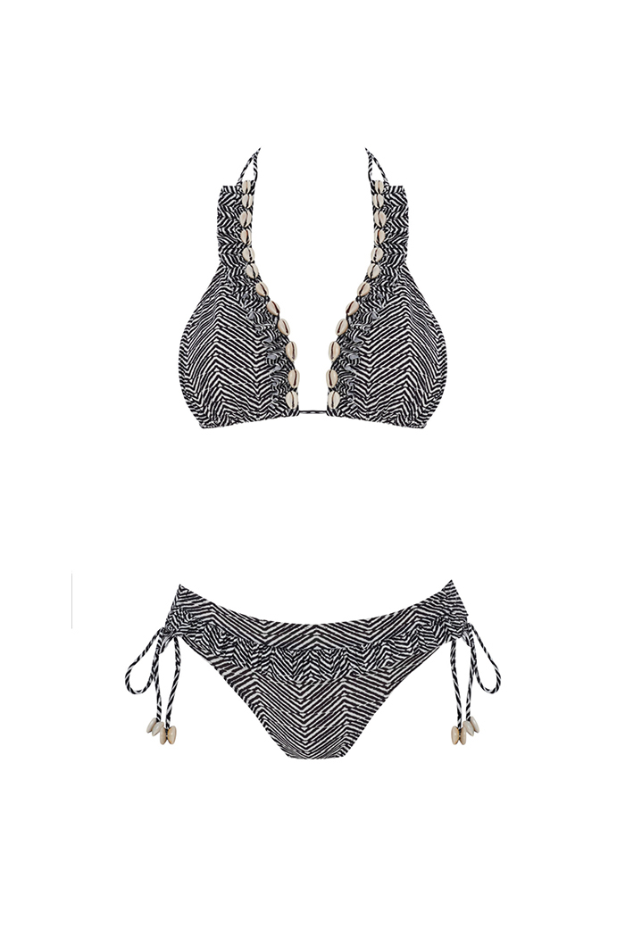 Mona Zebra Desenli Bikini