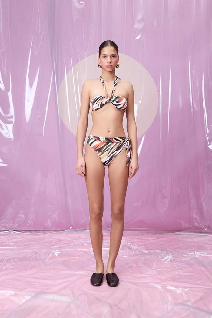 ZAFIRA CADENSE BOYUNDAN BAĞLAMALI STRAPLEZ BİKİNİ TAKIMI