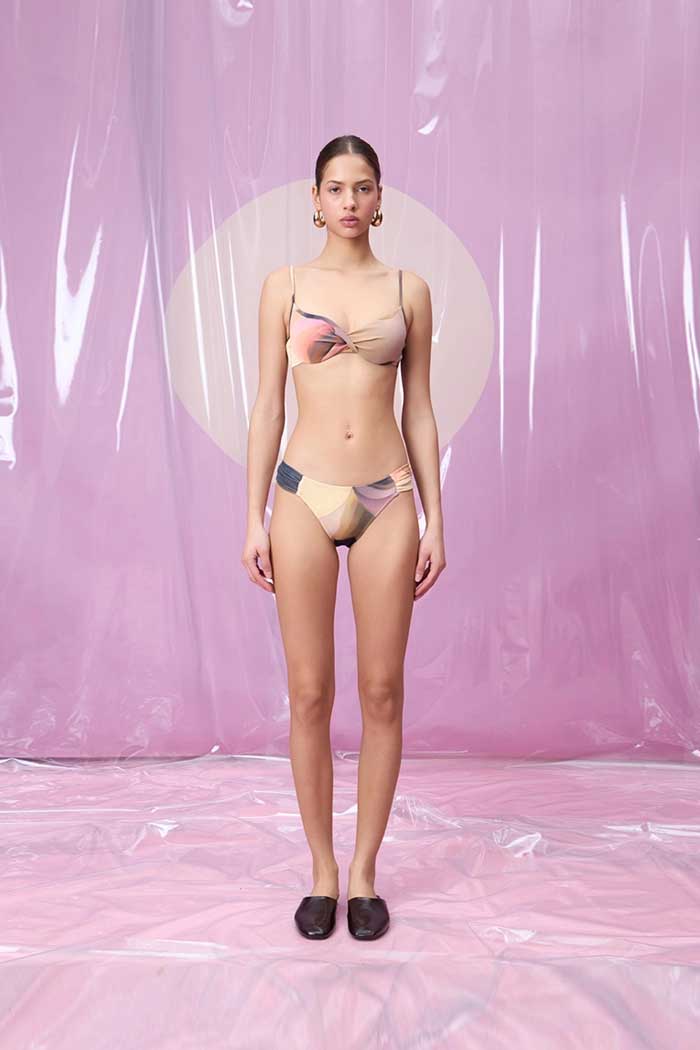 LEONA TAWNY BALENLİ DRAPELİ BİKİNİ TAKIMI