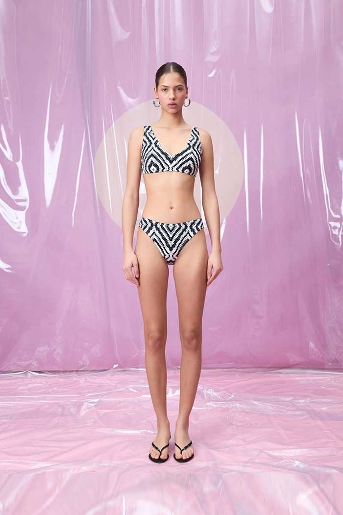 SONADORA VIGNETTE V YAKA KALIN ASKILI BİKİNİ TAKIMI