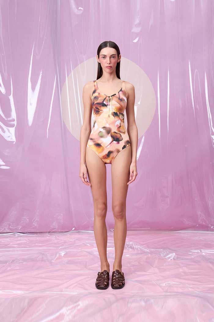 SUAVE COPPERIA BRUSHES BAĞCIK DETAYLI MAYO