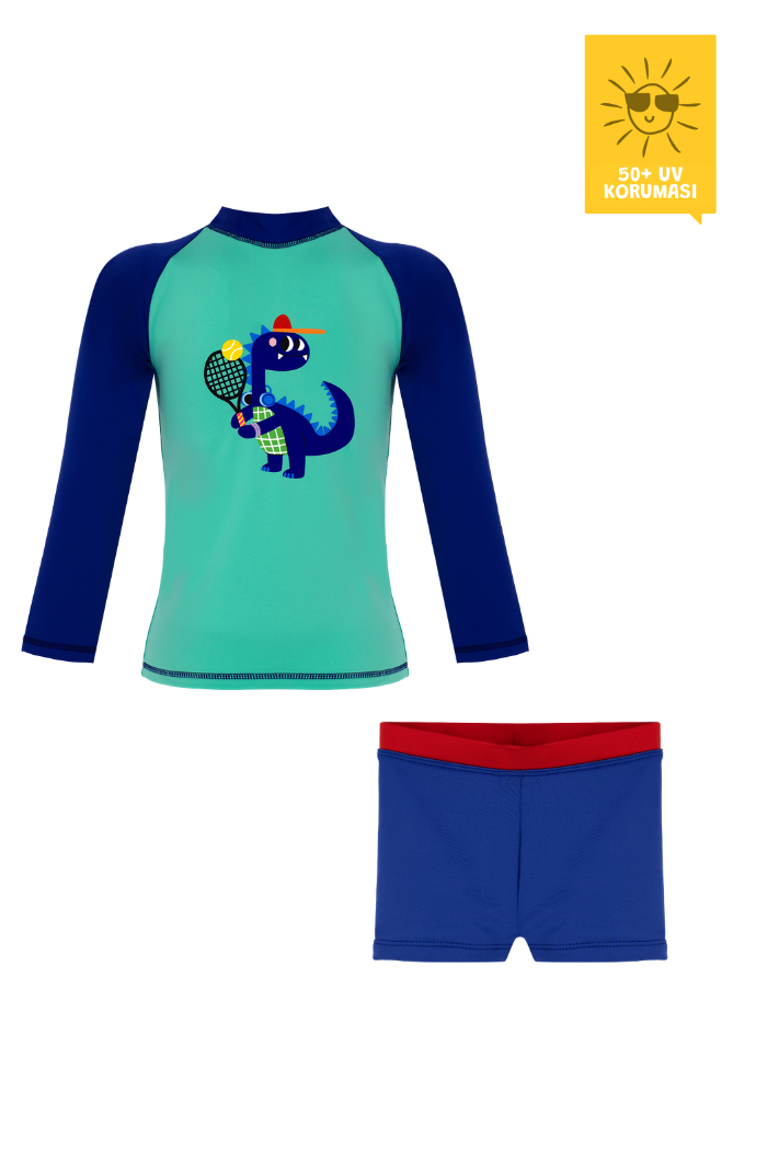 UPF 50+ Erkek Bebek Yüzme Seti1 - D-REX 
