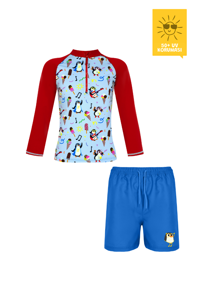 UPF 50+ Erkek Çocuk Yüzme Seti2 - TAPPY