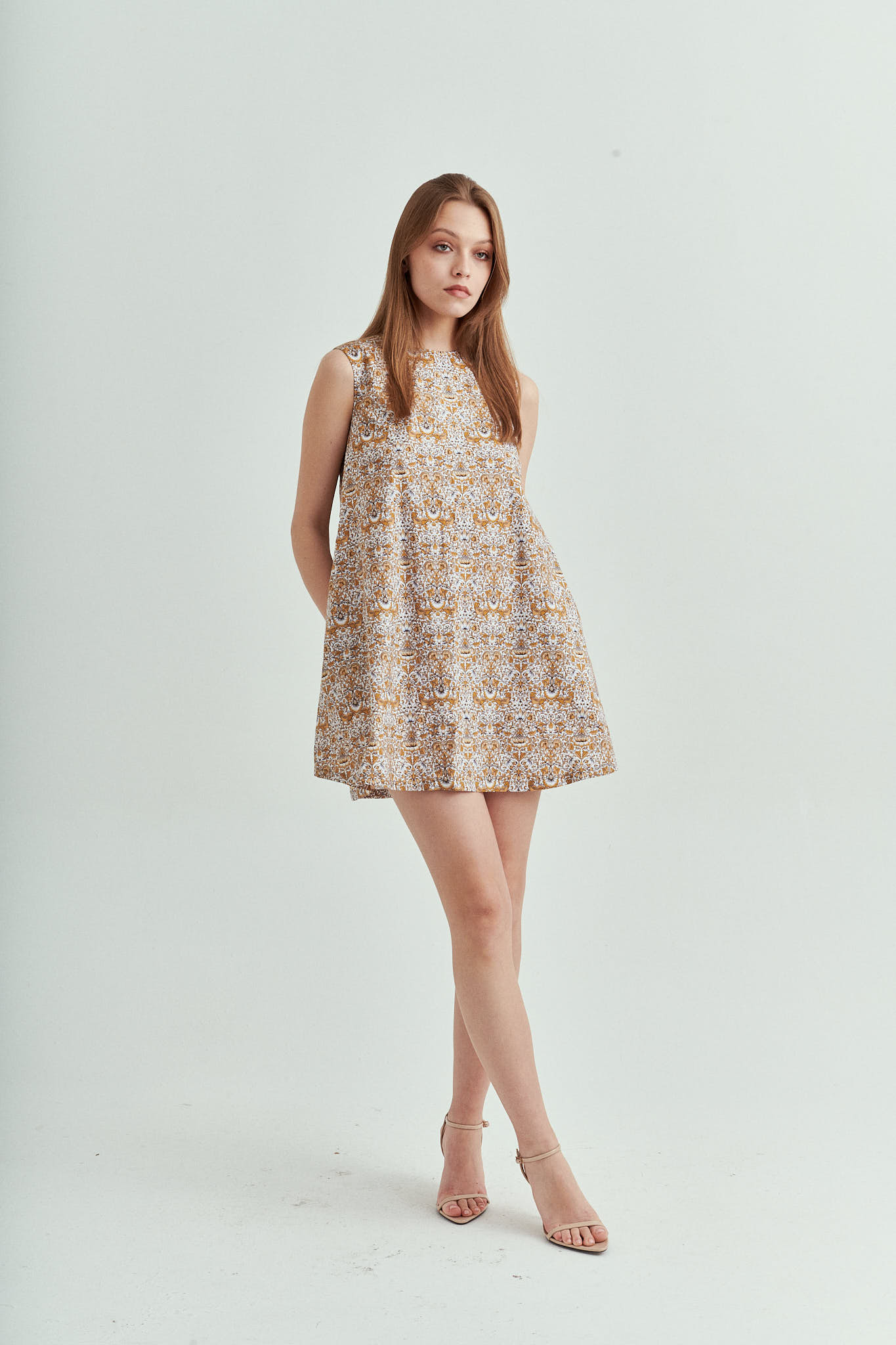 Rhose Desenli Elbise