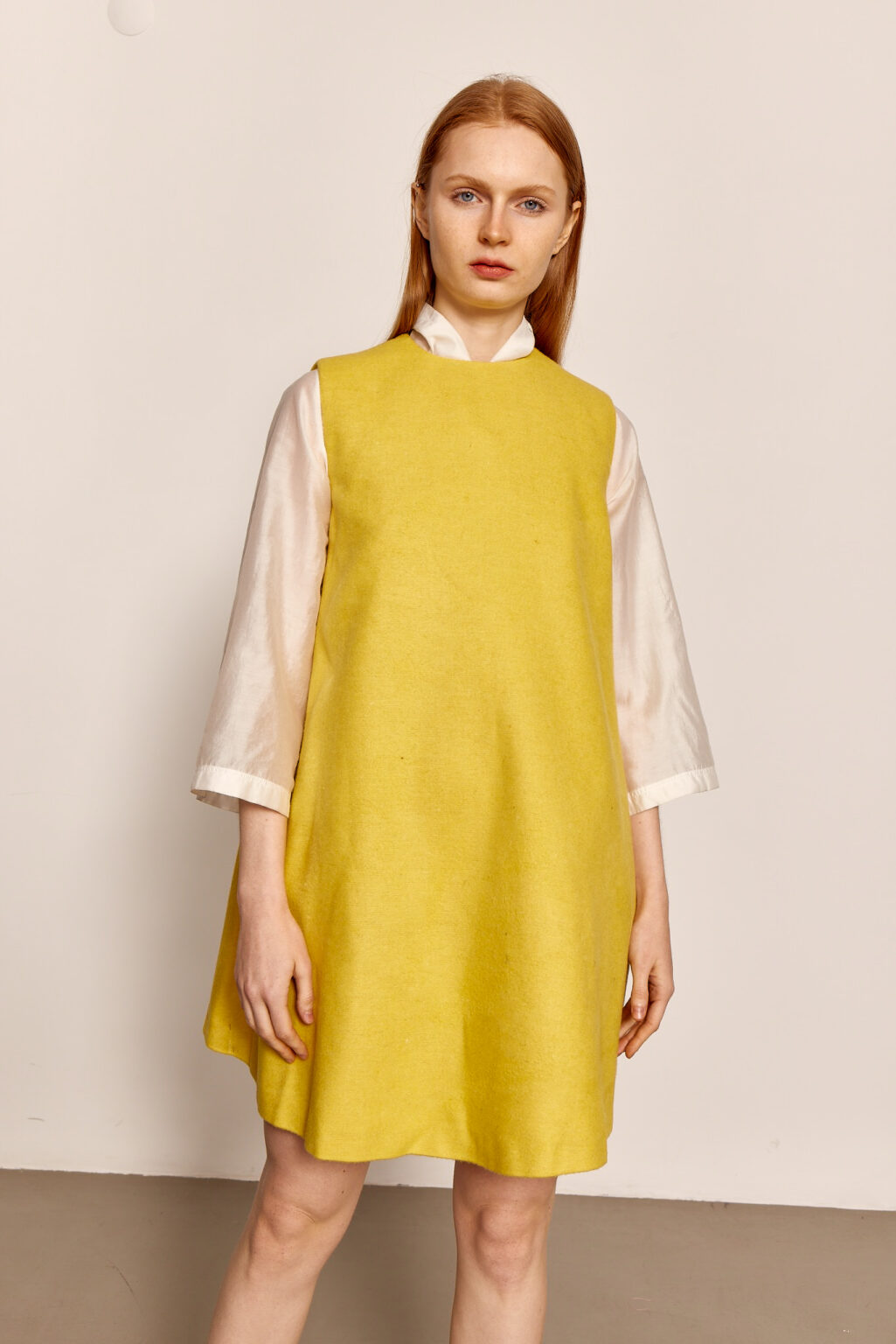 Jackie Shift Elbise, Limon