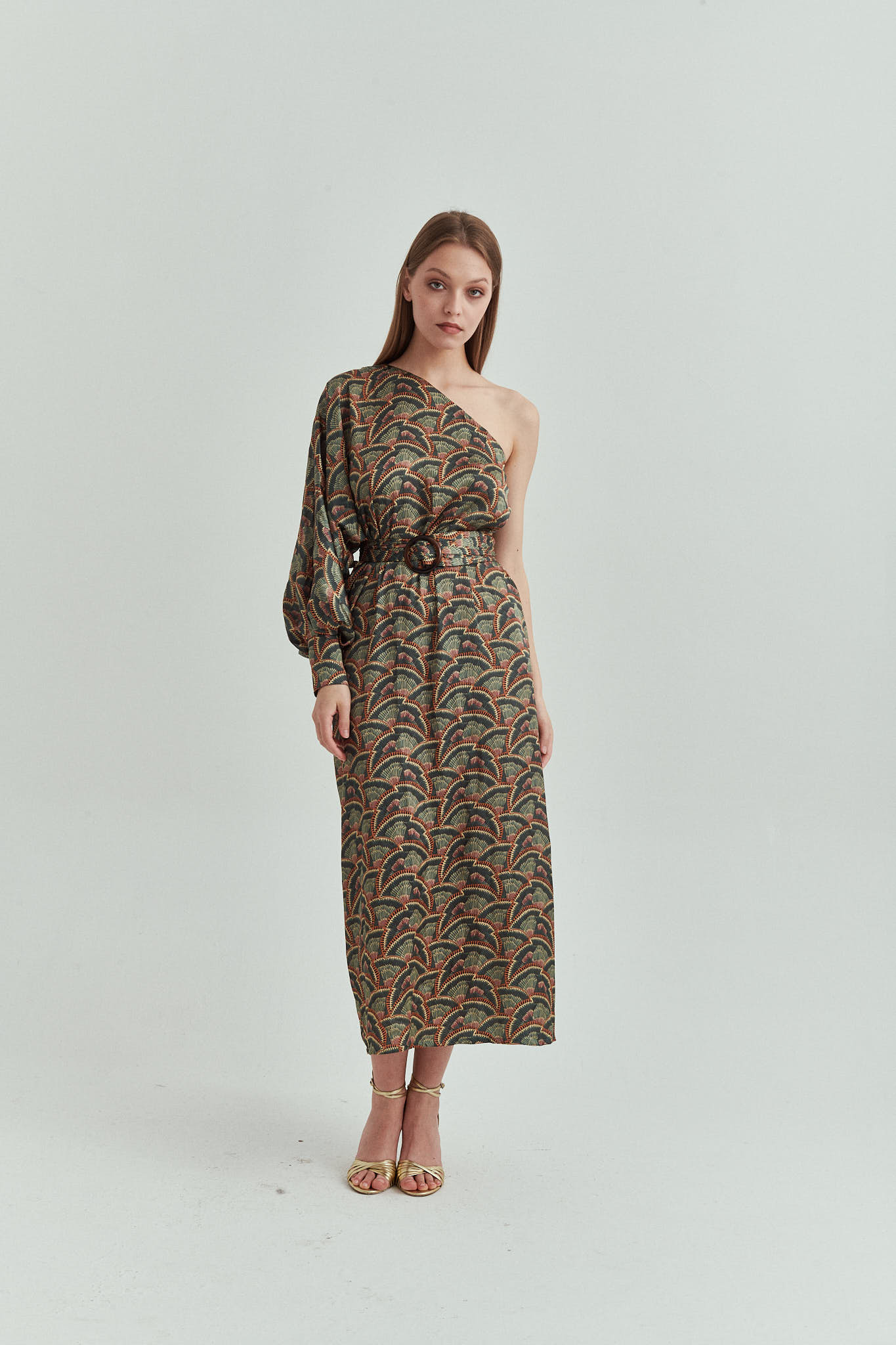 Helene Tek Omuzlu Elbise, Icarus