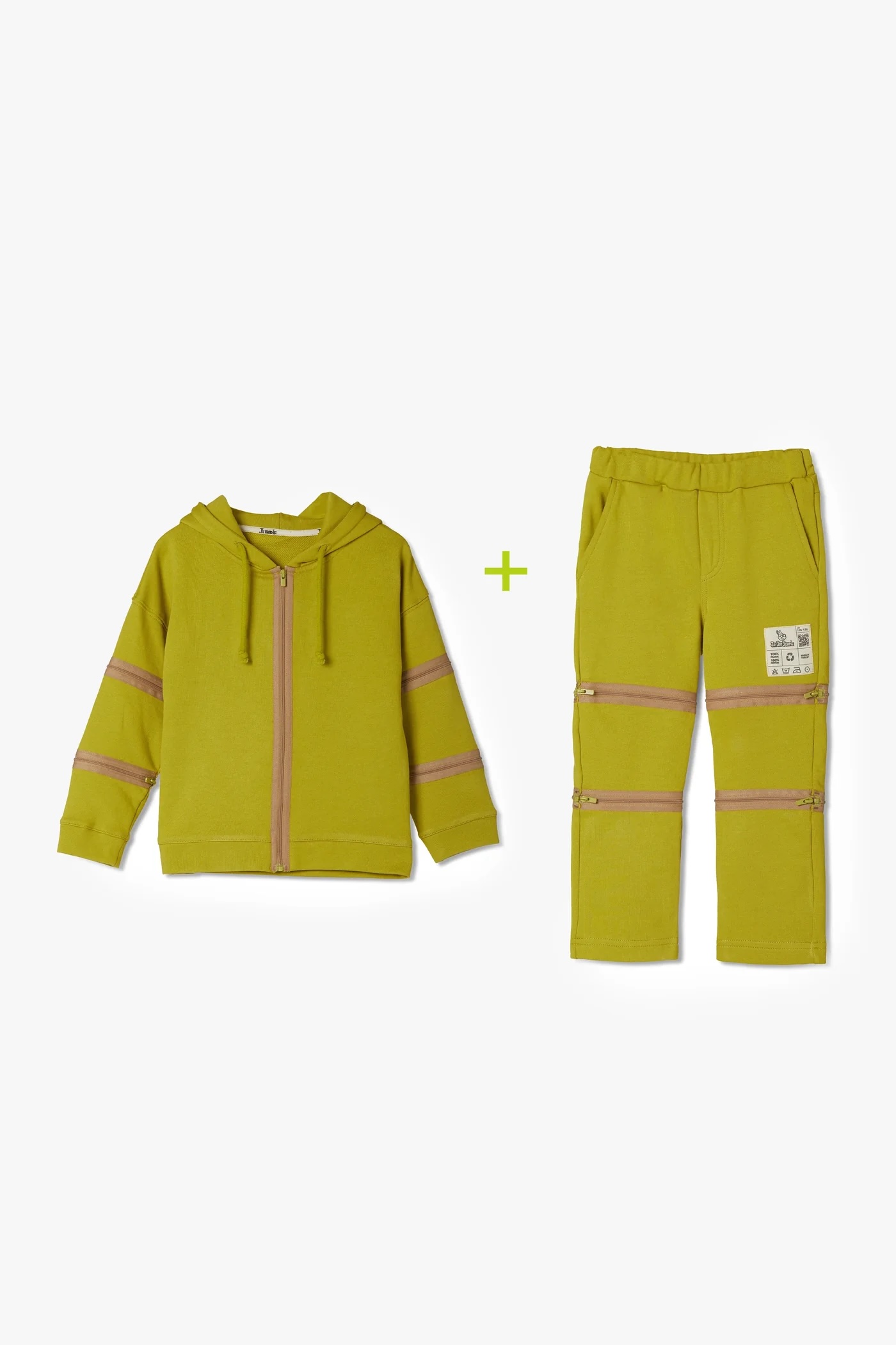 JAYJAY LIME HOODIE VE JOGGERS SET